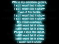 Tyga Let It Show Featuring J Cole Lyrics On Screen