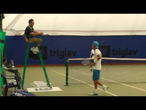 13TH EUROPEAN TENNIS CHAMPIONSHIPS Portorož, SLO 10. 6. 2016 - semifinále dvouhry Šmédek vs Hayat