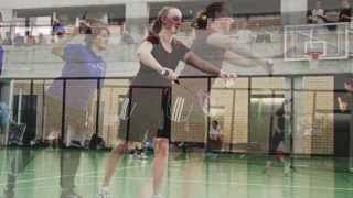 preview picture of video 'BADMINTON VOLKSTURNIER LENZBURG 2013'