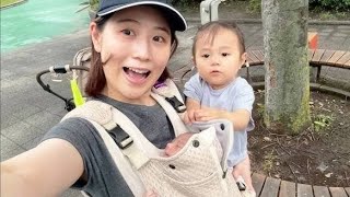 【ワンオペ育児】パパ不在で初めて3人で保育園のお迎えへ...想像以上に大変な1日でした😭 【Vlog】