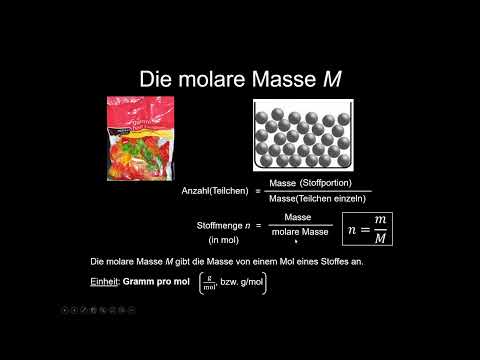 Die molare Masse M [Mittelstufe]