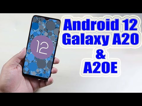 Install Android 12 on Galaxy A20 & A20E (AOSP ROM) - How to Guide!