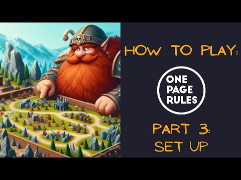 How to play One Page Rules: Part 3 - Setup