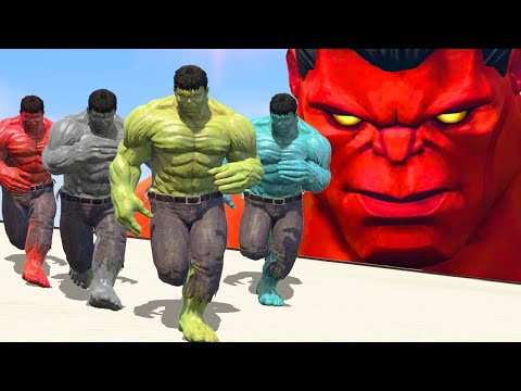 The Evil Red Hulk SMASH Team Hulk MCU - What If