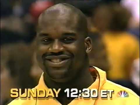 1998. NBA on NBC triple header promo