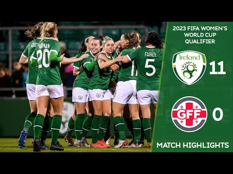 HIGHLIGHTS | Ireland WNT 11-0 Georgia WNT - 2023 FIFA Women's World Cup Qualifier