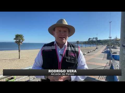 Inicio adelantado del verano en Penco limpieza de playas y remodelaciones