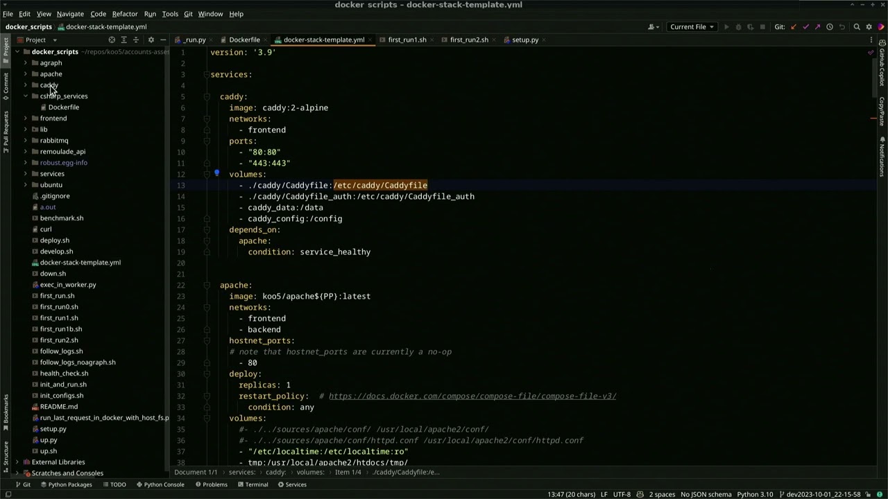 Caddy and development CLI