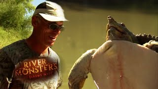 Jeremy's Disappointment At Catching A Softshell Turtle | River Monsters