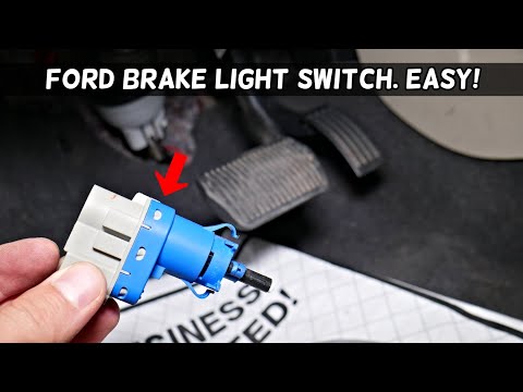 HOW TO REPLACE BRAKE LIGHT SWITCH ON FORD