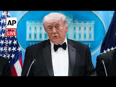 Video Thumbnail: LIVE: Trump speaks after incident at White House correspondents dinner