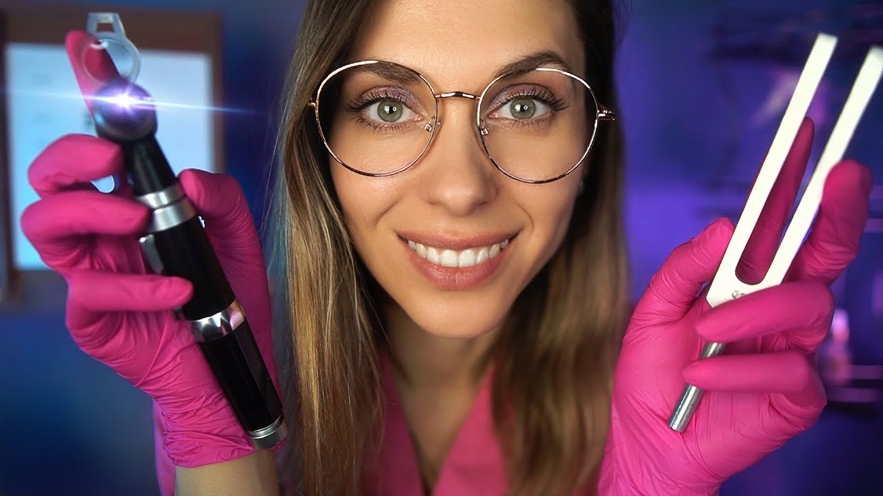 Ear Exam ASMR Otoscope, Sleep-inducing EAR CLEANING, Ear to Ear, for sleep and tingles 💤