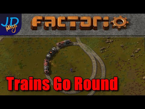 Trains go Round and Round ⚙️ Factorio on a 45 ∠ Ep20 ⚙️ Gameplay, Lets Play