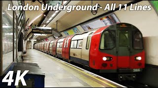 ⁴ᴷ⁶⁰ London Underground: Observations of Every Line (2022)