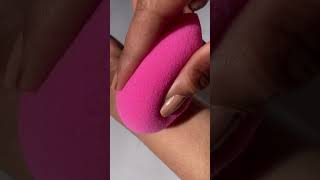 Texture therapy with Rose super soft makeup sponge 💕