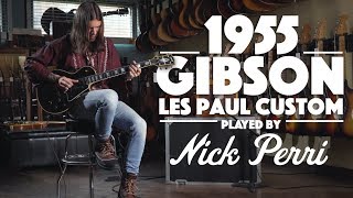 Video thumbnail for 1955 Gibson Les Paul Custom played by Nick Perri by Carter Vintage Guitars