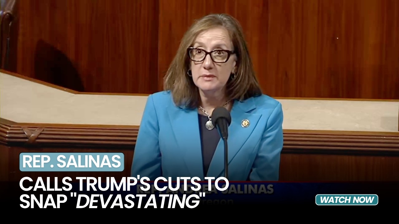 Video: Oregon Democrat urges restoration of SNAP cuts from 2025 reconciliation law