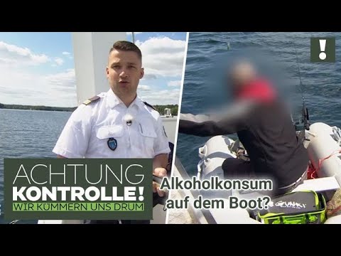 Feuchtfröhliche BOOTSTOUR? 🍻⛵ ALKOHOLKONTROLLE auf dem Wasser! | Kabel Eins | Achtung Kontrolle