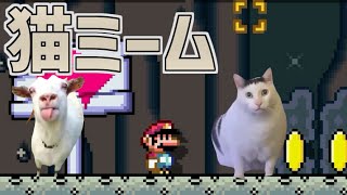 猫ミームBGMの完成度が高い・・・【マリオメーカー２】