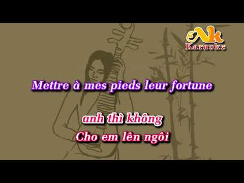 Karaoke Song ngữ - Anh thì không (Toi jamais) Giọng Nữ (Jeane Manson - Lv: Vũ Xuân Hùng)