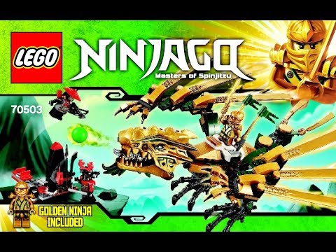 LEGO Ninjago The Golden Dragon 70503 Instructions Book DIY