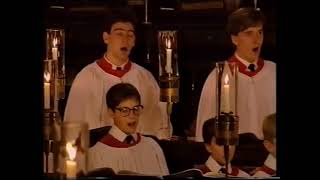 John Rutter - Shepherd&#39;s Pipe Carol - Kings College Choir, Cambridge (Nine Lessons and Carols 1992)