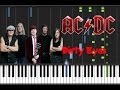 AC/DC - Dirty Eyes Synthesia Tutorial 