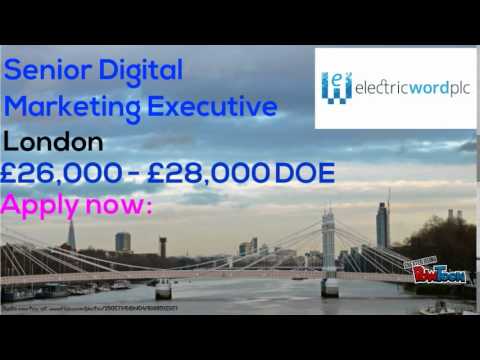 Electric Word - Senior Digital Marketing Executive - London