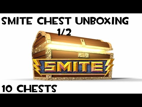Smite PTS Chest Unboxing 1/2 (10 chests)