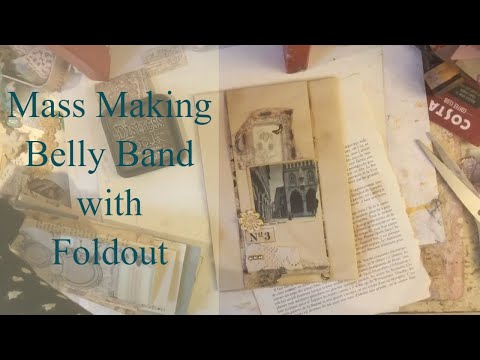 Mass Making - Belly Bands with FOLDOUT  - Workshop 32 Mass Making Items in Bulk TUTORIAL