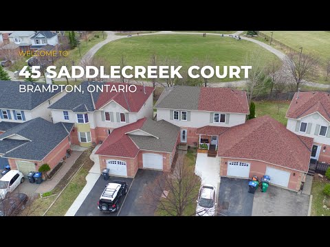 45 Saddlecreek Court, Brampton | Cinematic Real Estate Video Tour | SkySight.ca