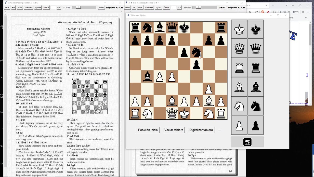 NUEVO MEJOR VISOR DE AJEDREZ, LIBROS INTERACTIVOS DE PDF A CHESSBASE!!! - NOVEDADÍSIMAS NOVEDADES...