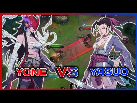 YONE vs YASUO MIDLANE GAMEPLAY | WILDRIFT