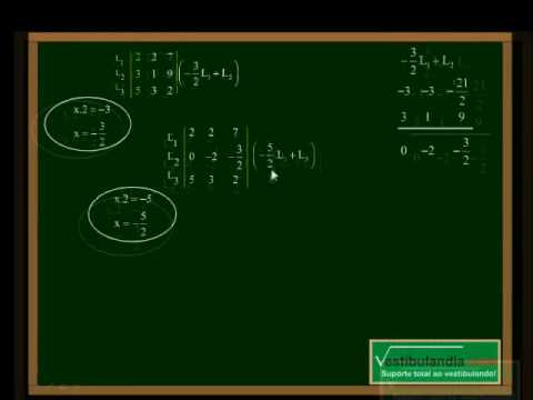 Matemática - Determinantes (Quinta Parte)