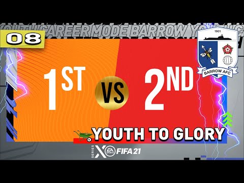 1ST VS 2ND, GIANT GAME!! FIFA 21 | Youth Academy Career Mode S2 Ep8