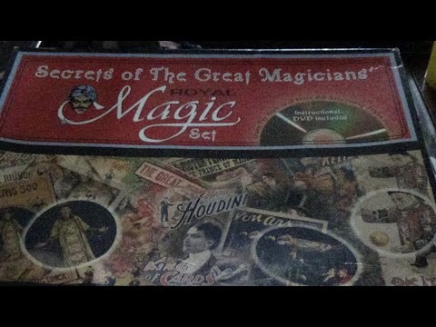 SECRETS OF THE GREAT MAGICIANS MAGIC SET REVIEW!!