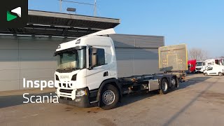 Scania P500 P 6X2 Full Air Zepro 2500kg Ladebordwand Lift-Lenk Asche Re container chassis | Image 4 - Autoline