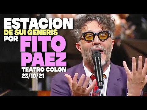 "Estación" de Sui Generis por Fito Páez en el Teatro Colón
