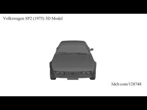 Volkswagen SP2 (1975) 3D Model