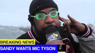 Sean Price Reporting Live From Hurricane Sandy