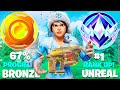 Unranked To UNREAL Ranked Speedrun But I Can Only Play SOLOS Chapter 6 Season 4