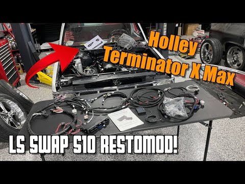 Wiring Up The S10's LS Swap With Holley Terminator X Max! S10 Restomod Ep. 29