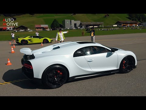 Bugatti Chiron Sport - Startup, Drag Racing & Accelerations! | SOC 2020