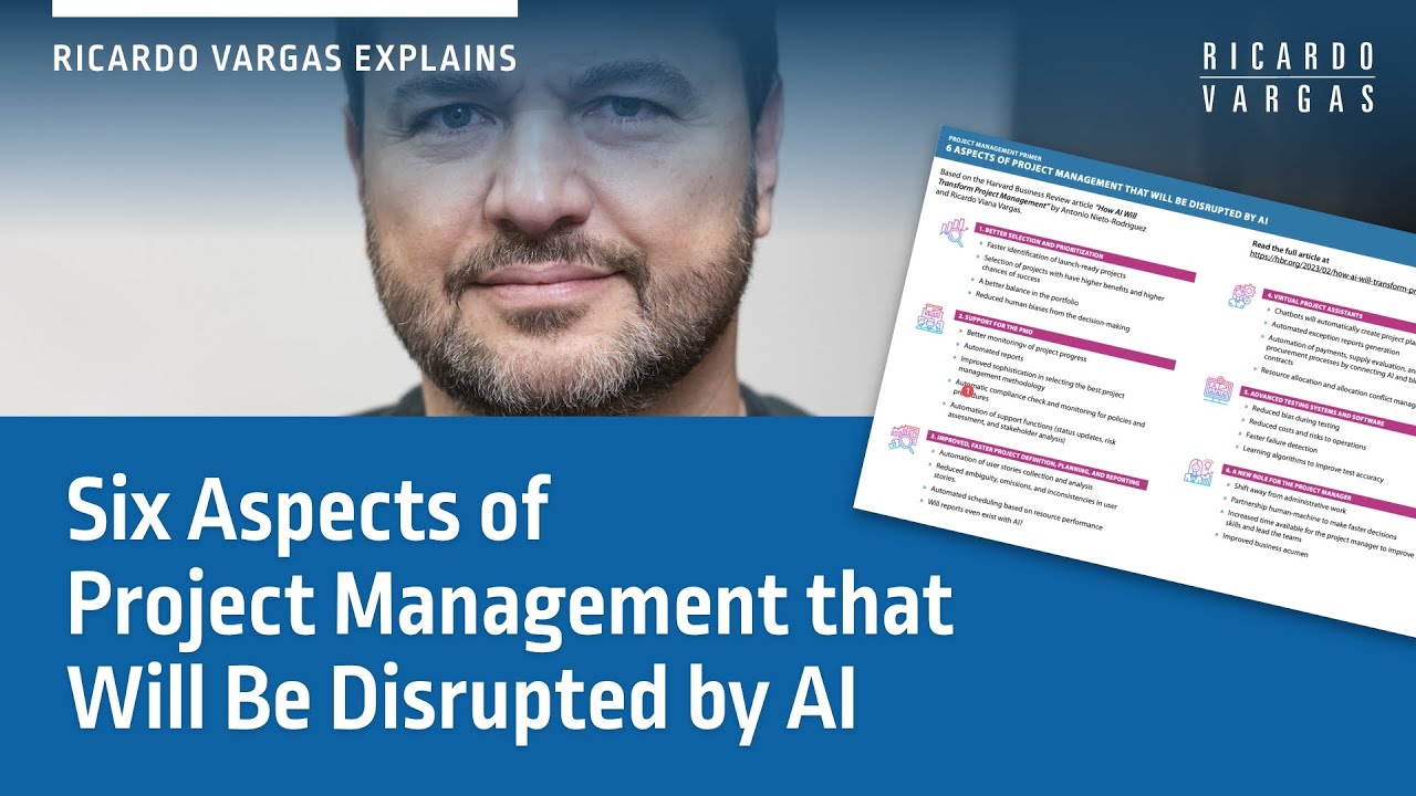 AI in Project Management: Ricardo Vargas Shares Six Trends That Will Disrupt Our Work