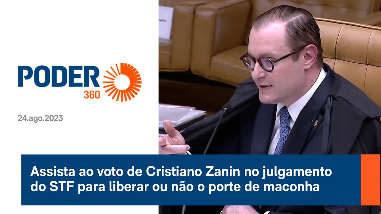 Assista ao voto de Cristiano Zanin no julgamento do STF para liberar ou não o porte de maconha