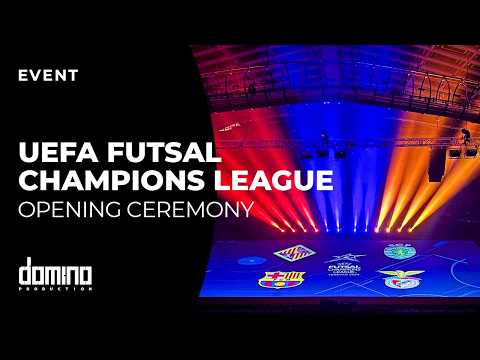 UEFA Futsal Champions League 2024 Opening Ceremony | Projection Show.