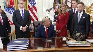 President Trump makes Trump Accounts automatic enrollment announcement, joined b