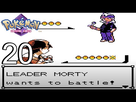 Pokemon Crystal Kaizo Walkthrough Part 20 Gym Leader Morty 4th Badge
