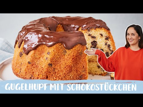 Gugelhupf mit Schokostückchen 🍫| Saftiger Schoko-Gugelhupf | Einfach Backen
