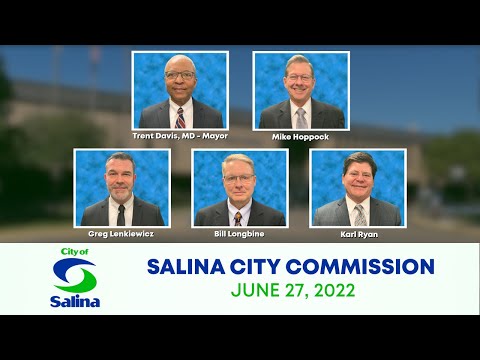 Salina City Commission Study Session and Meeting - June 27, 2022